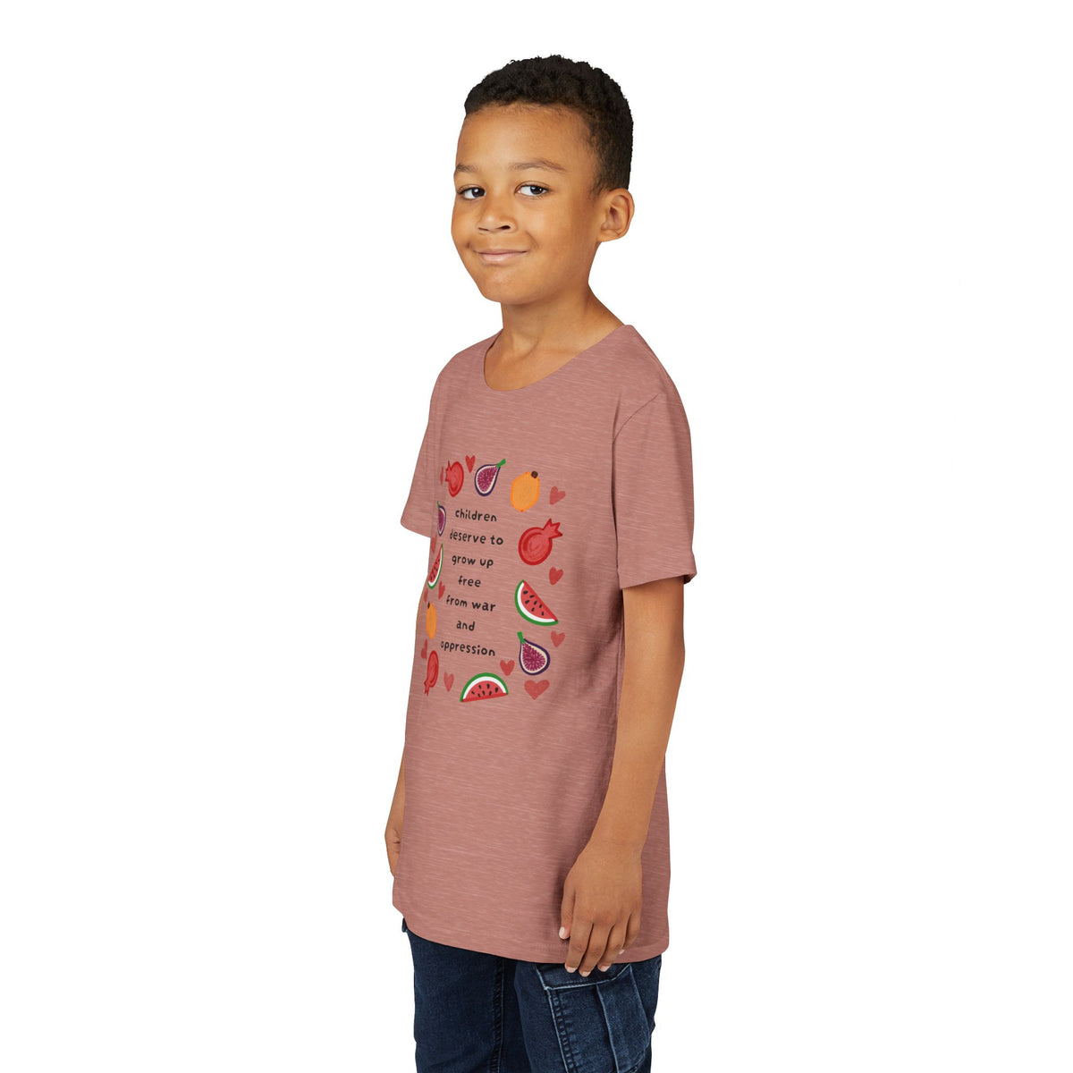 Children Deserve to Grow Up Free From War and Oppression Youth T-Shirt