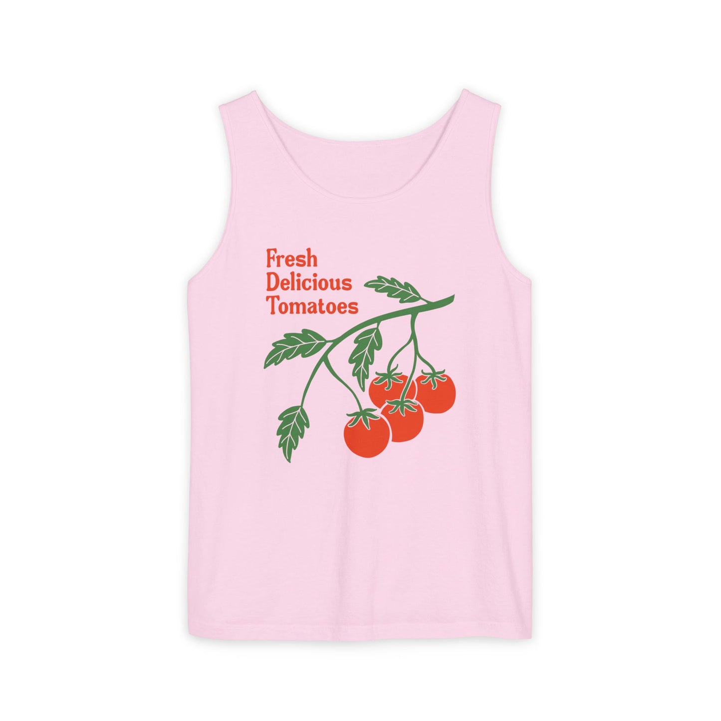 Fresh Delicious Tomatoes Tank Top | Cherry Tomato Illustration, Garden Produce Tee
