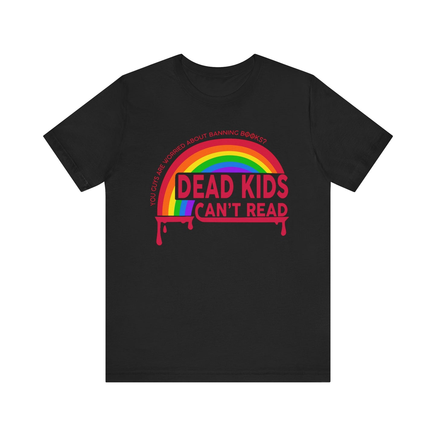 Bleeding Rainbow Unisex Jersey Short Sleeve Tee