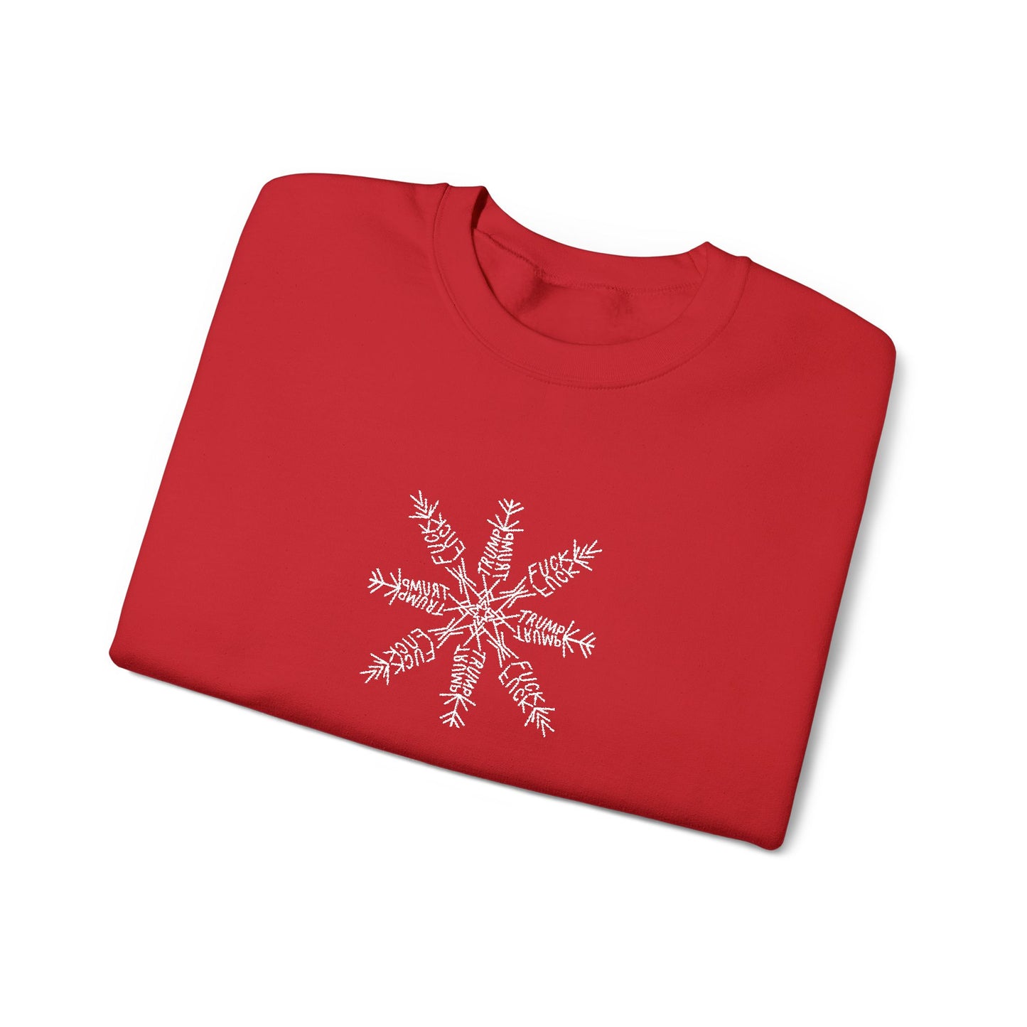 Slightly Subtle Snowflake Unisex Heavy Blend™ Crewneck Sweatshirt