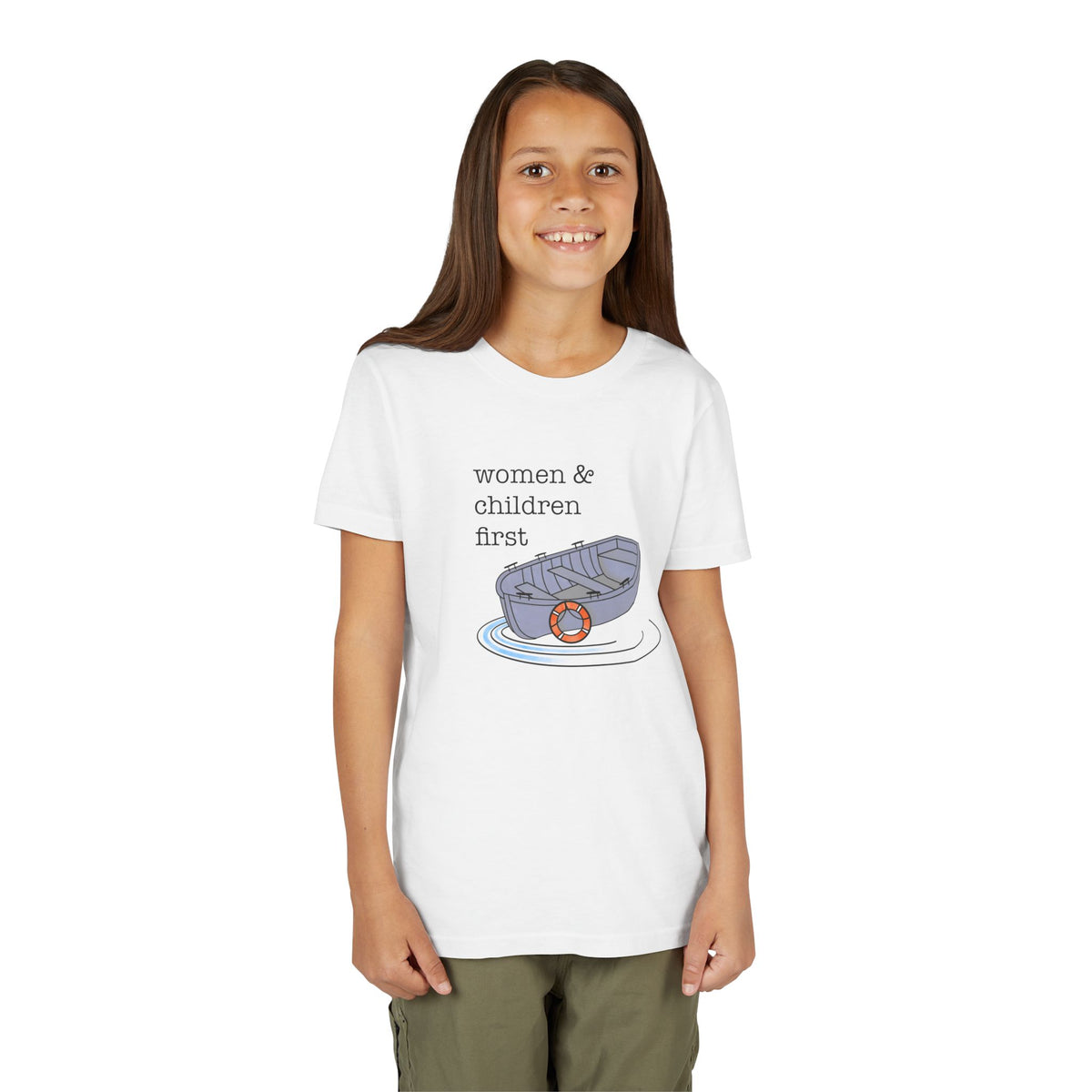 Women & Children First Youth T-Shirt