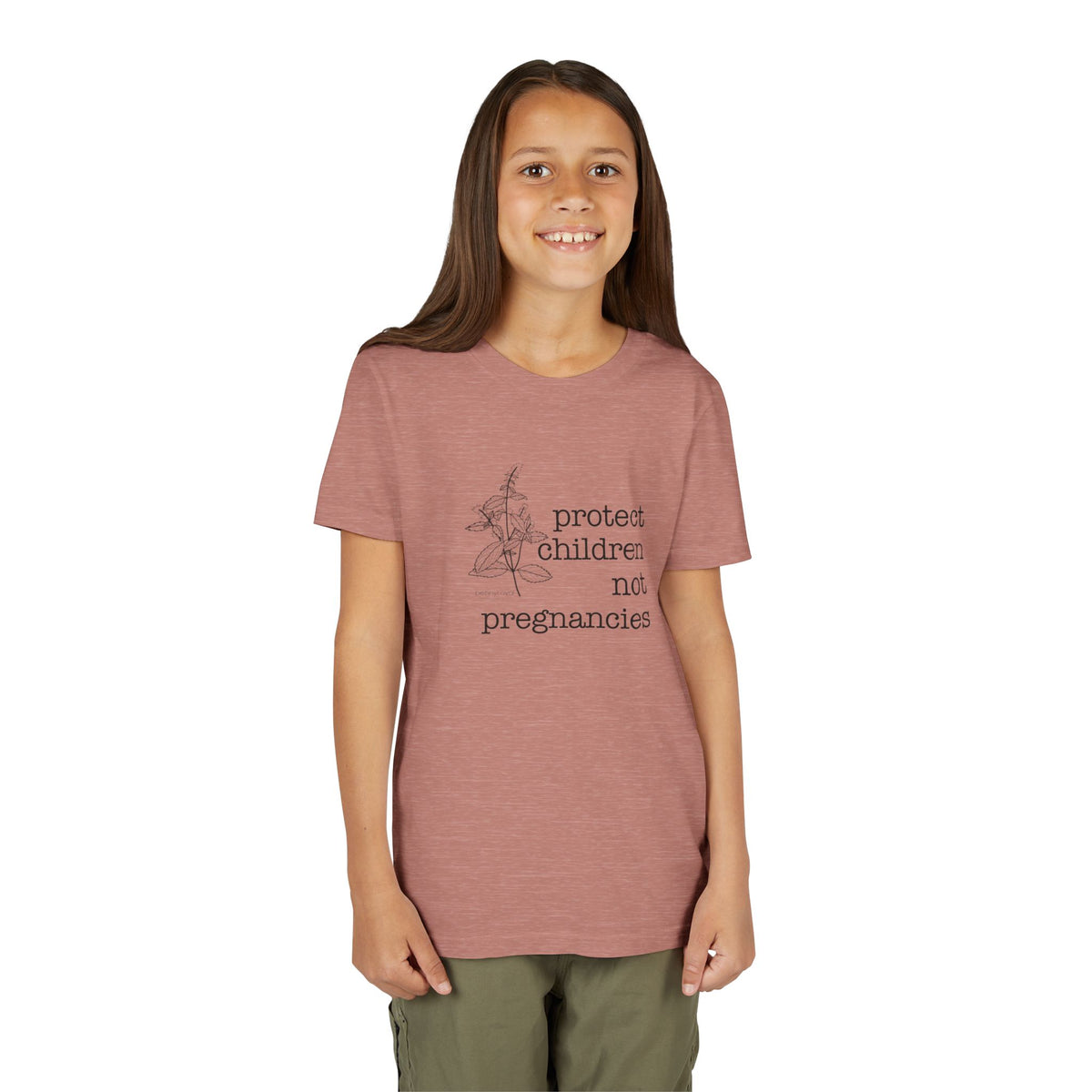 Protect Children Not Pregnancies Youth Short Sleeve Tee
