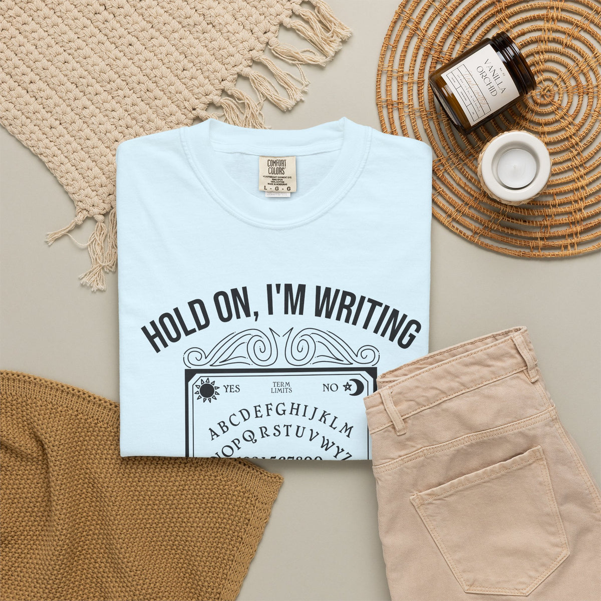 Ouija Board 'Hold On, I'm Writing a Letter to Mitch McConnell' T-Shirt