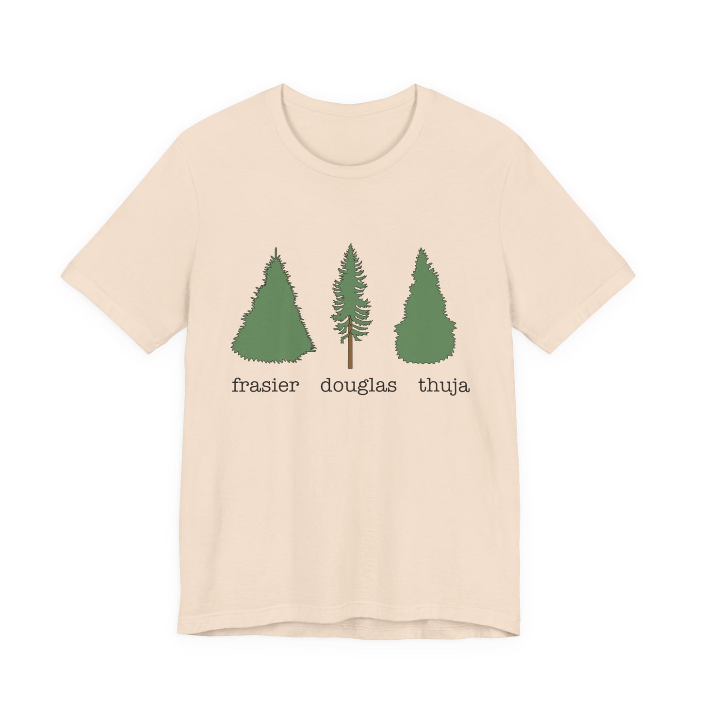 Frasier Douglas Thuja FDT Pine Tree Tee for Nature Lovers, Unisex Birthday Gift, Casual Wear, Outdoor Adventure Shirt, Eco-Conscious Style