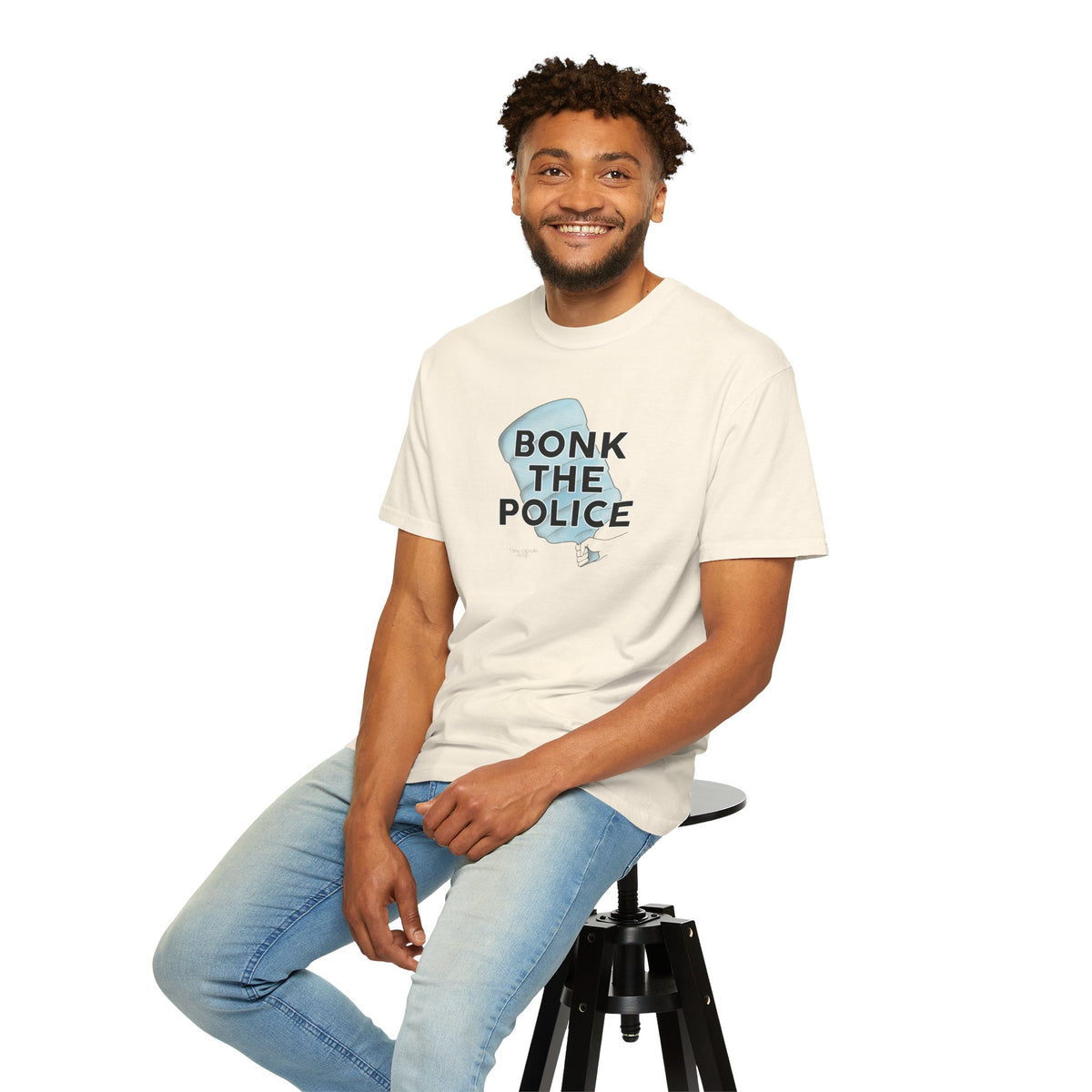 Graphic T-Shirt "Bonk the Police" Funny Meme Tee