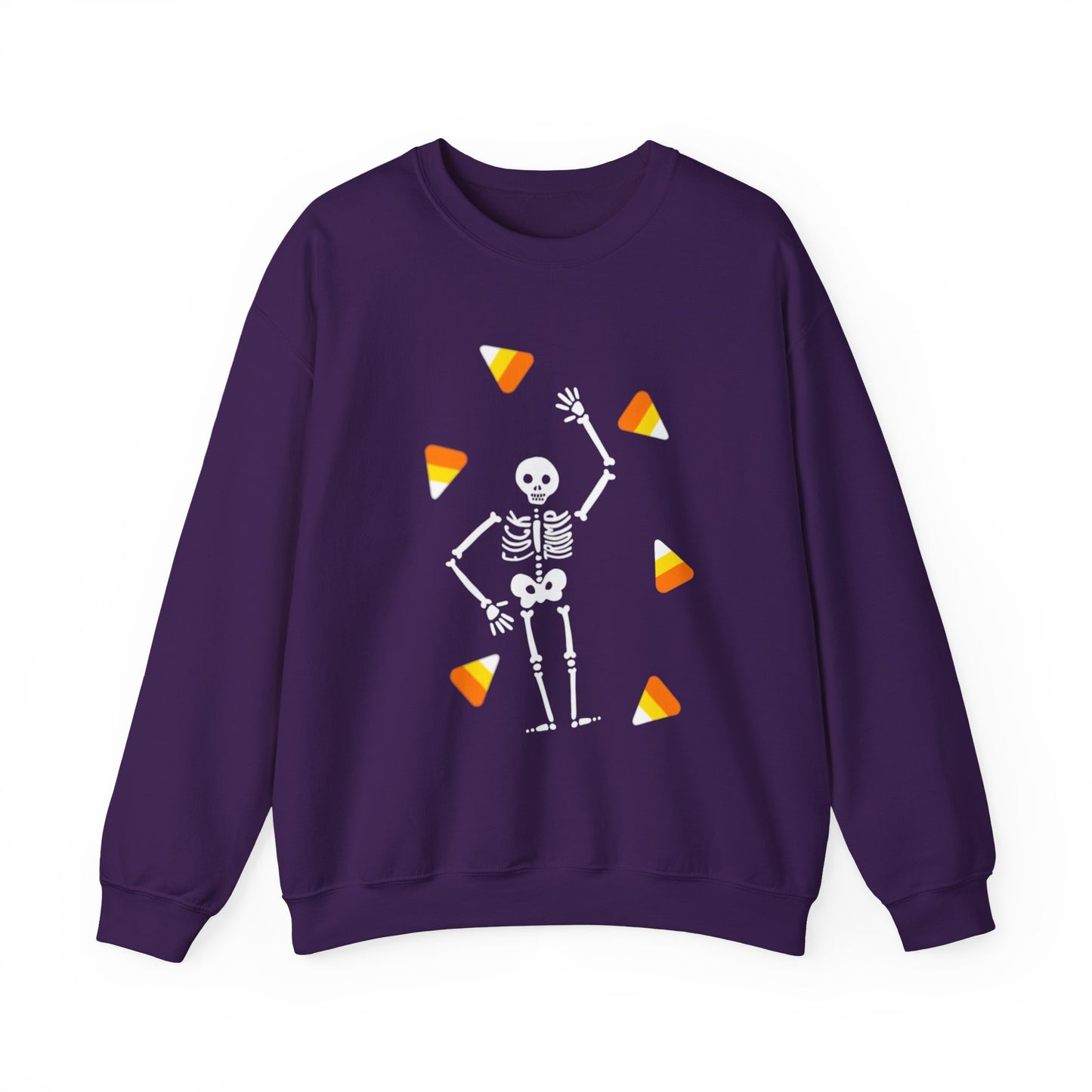 Slightly Subtle Halloween Skeleton Crewneck Sweatshirt, Trump Unisex Fall Apparel, Spooky Cozy Halloween Gift, Casual Sweatshirt Outfit