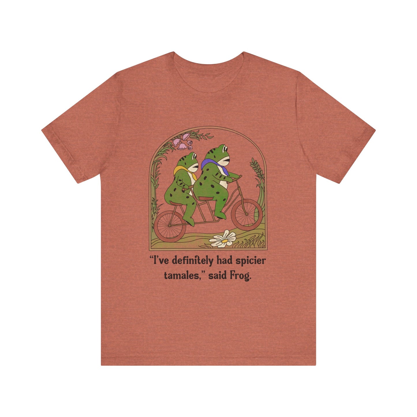 Frog and Frog Tee, Portland Frog Whimsical Unisex Jersey Shirt Fun Gift for Frog Lovers, Cute Quote Tee, Perfect Gift for Nature Enthusiasts