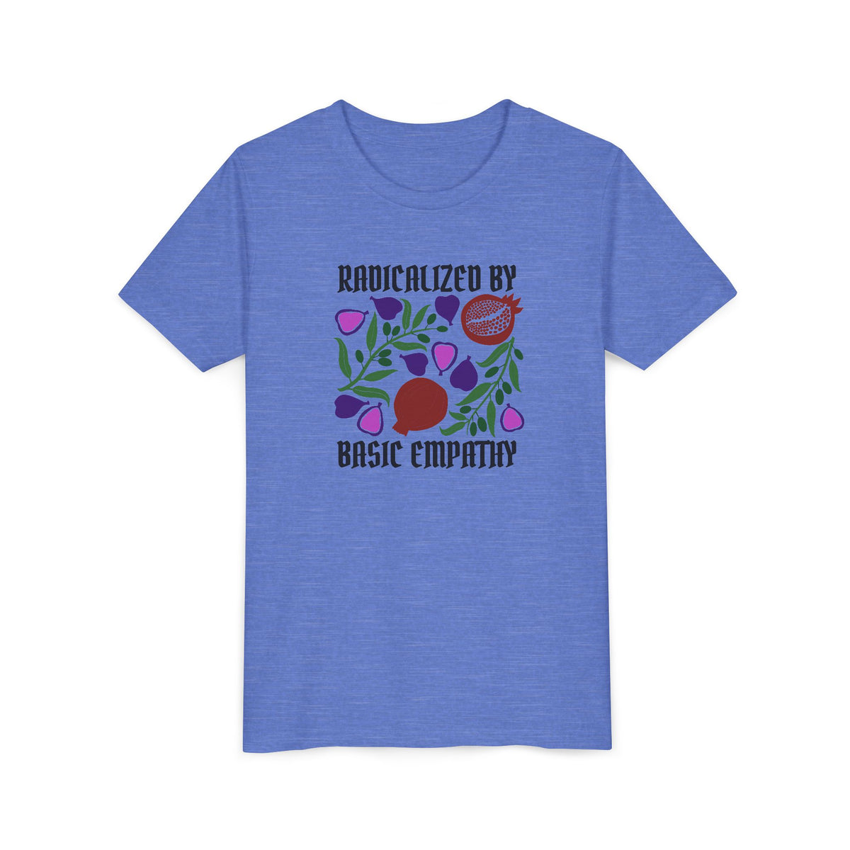 Youth Radicalized by Basic Empathy Floral Graphic T-Shirt