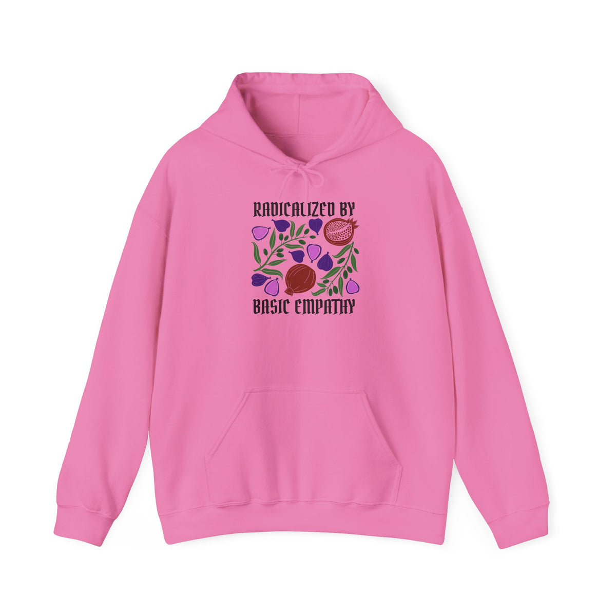 Radicalized by Basic Empathy Floral Hoodie