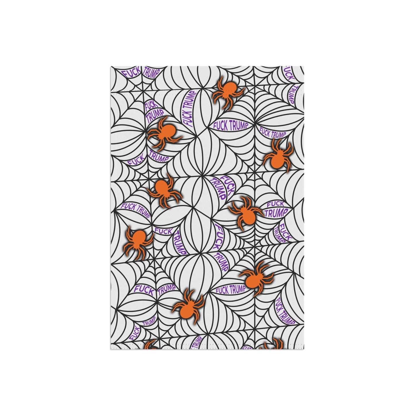 Slightly Subtle Spider Web Halloween Garden Banner, Seasonal Spooky Outdoor Decoration, Fall Yard Ornament, Home & Garden Halloween Decor