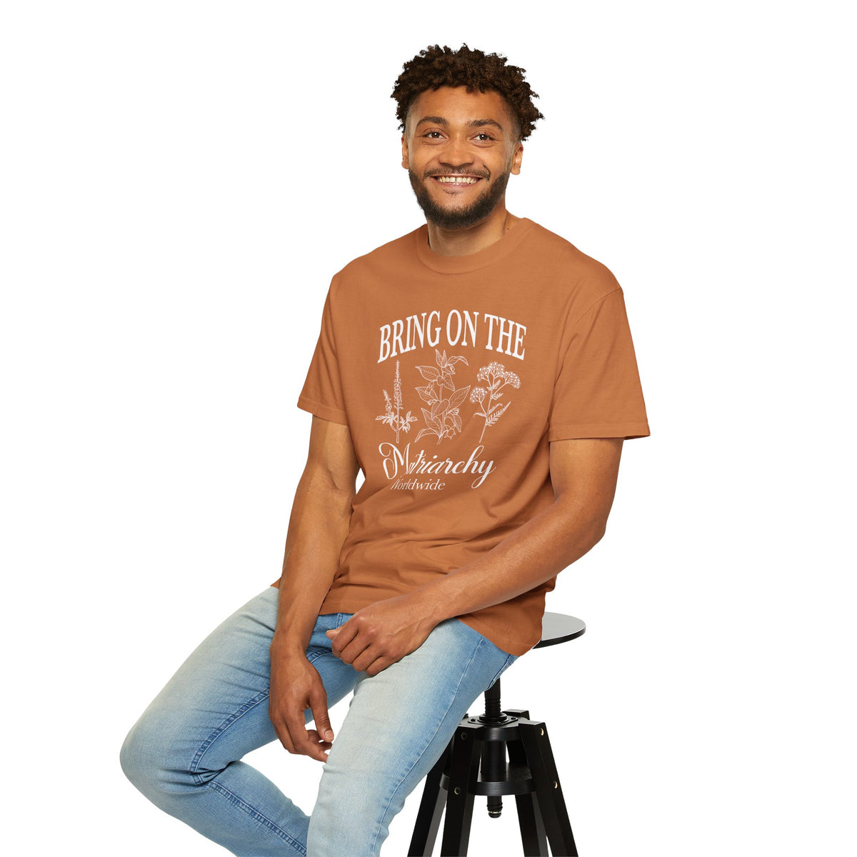 Bring On The Matriarchy T-shirt Feminist Floral Graphic Tee