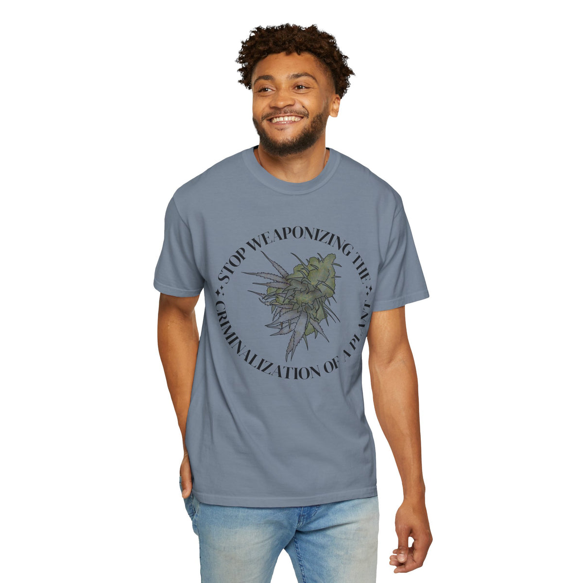 Stop Weaponizing the Criminalization of a plant Floral Graphic Tee