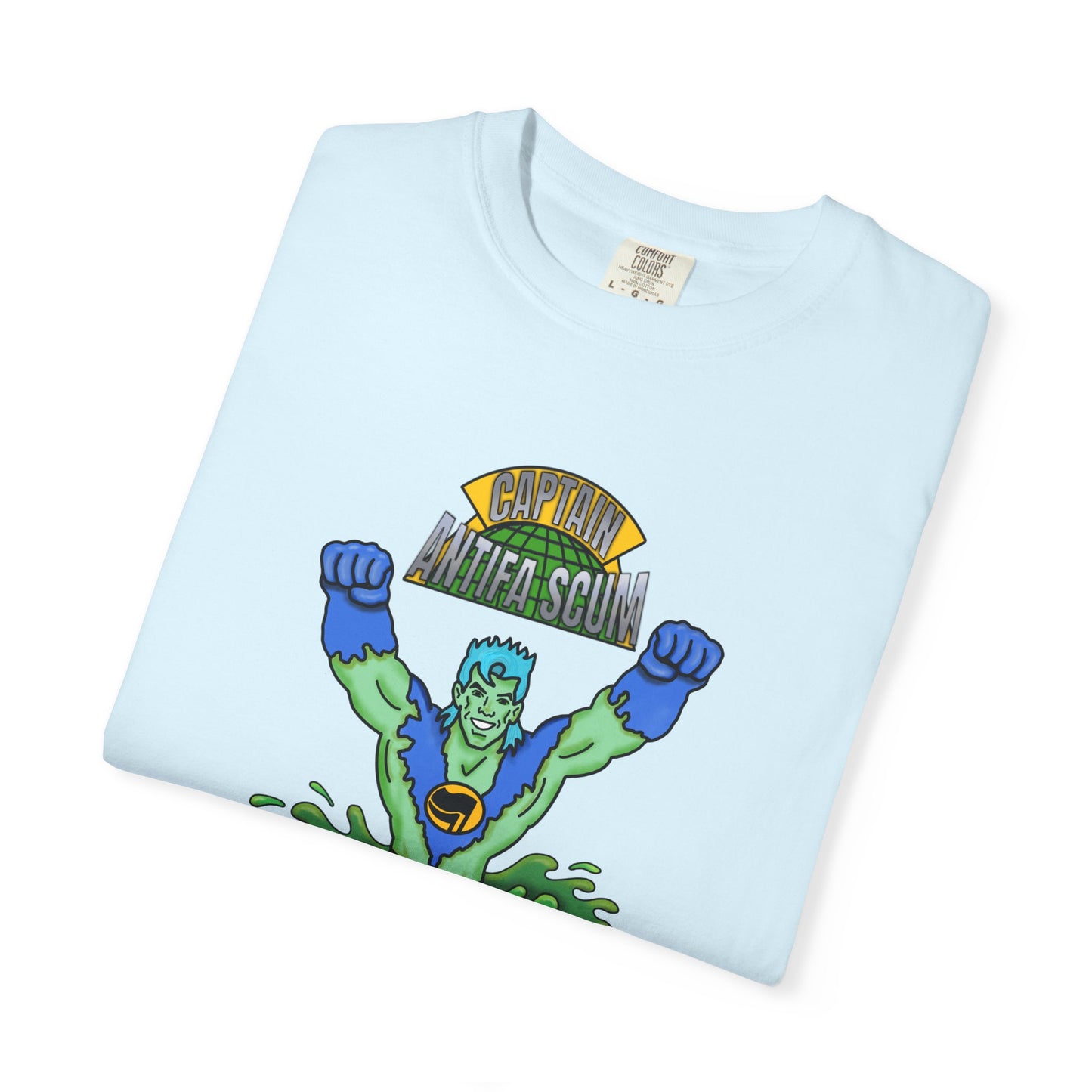 Captain Antifa Scum Reflecting Pool Algae Shirt