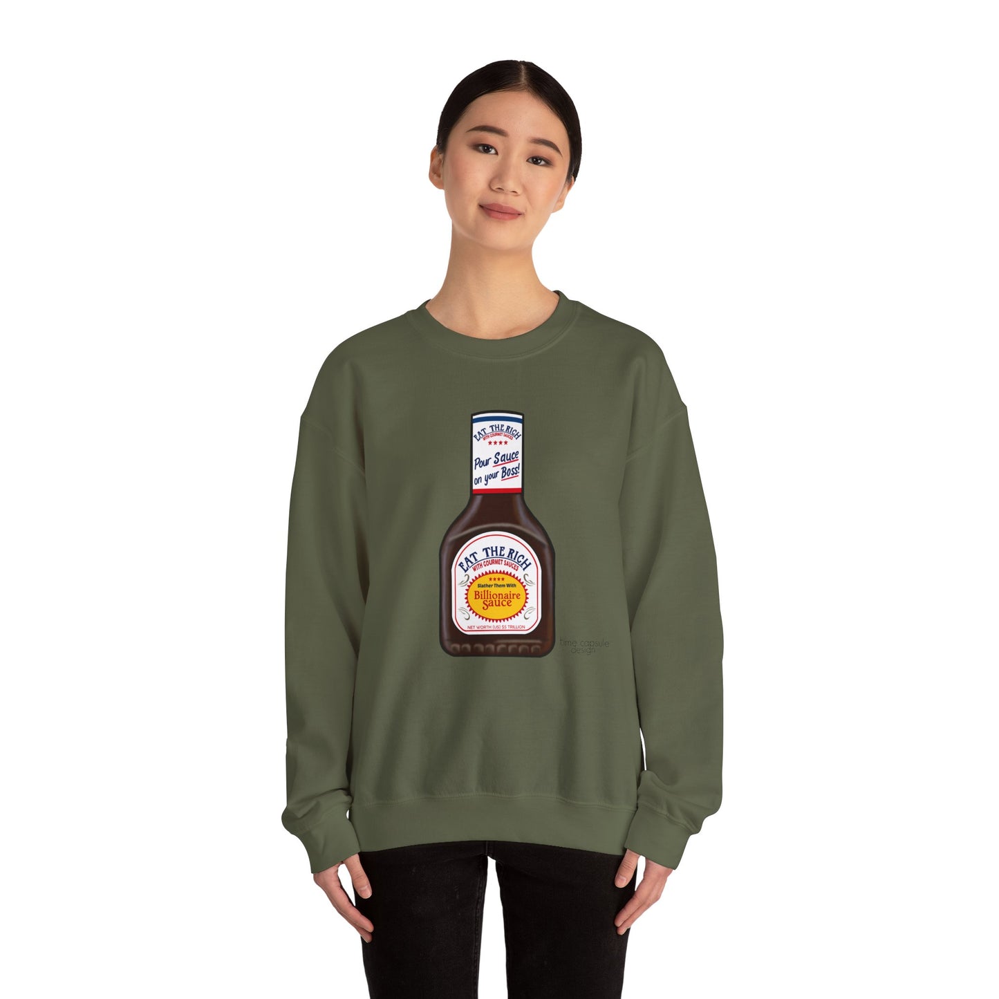 Sweet Eat the Rich Unisex Heavy Blend™ Crewneck Sweatshirt