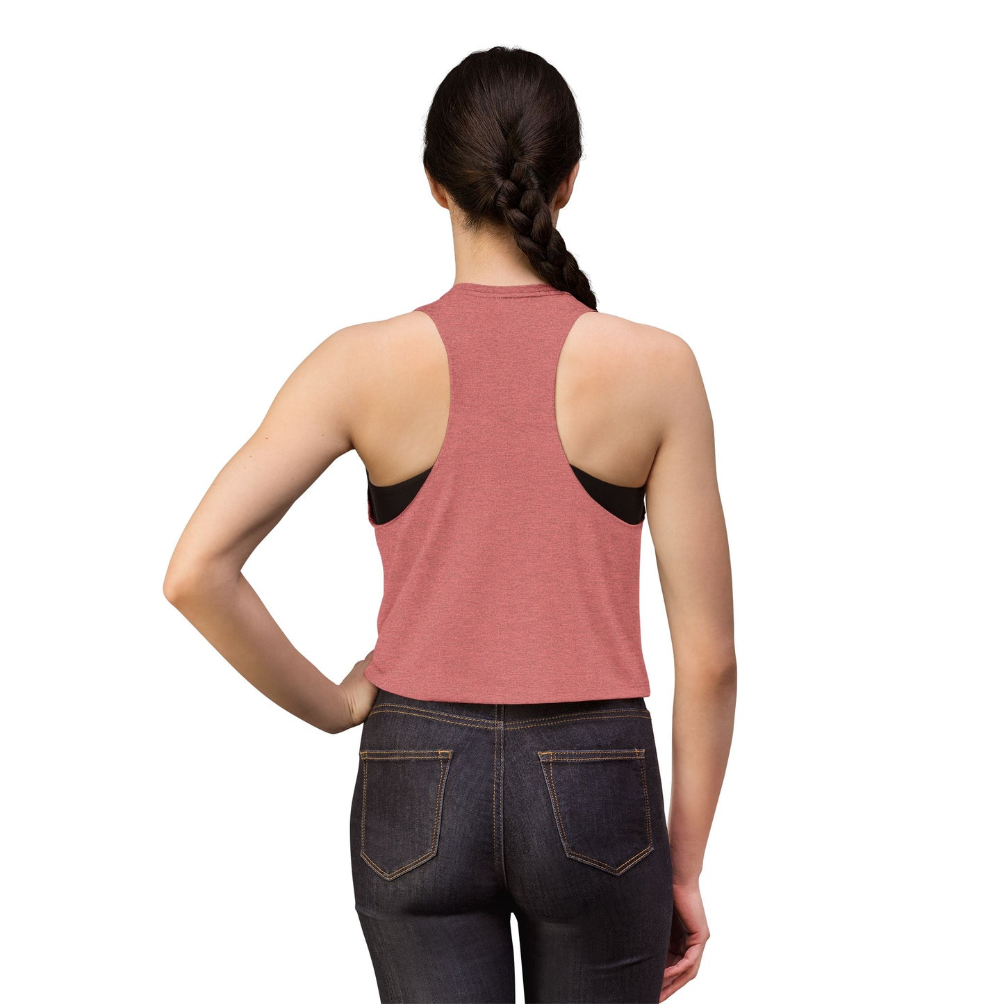 Halloween Candy Corn Skeleton Crop Top Tank