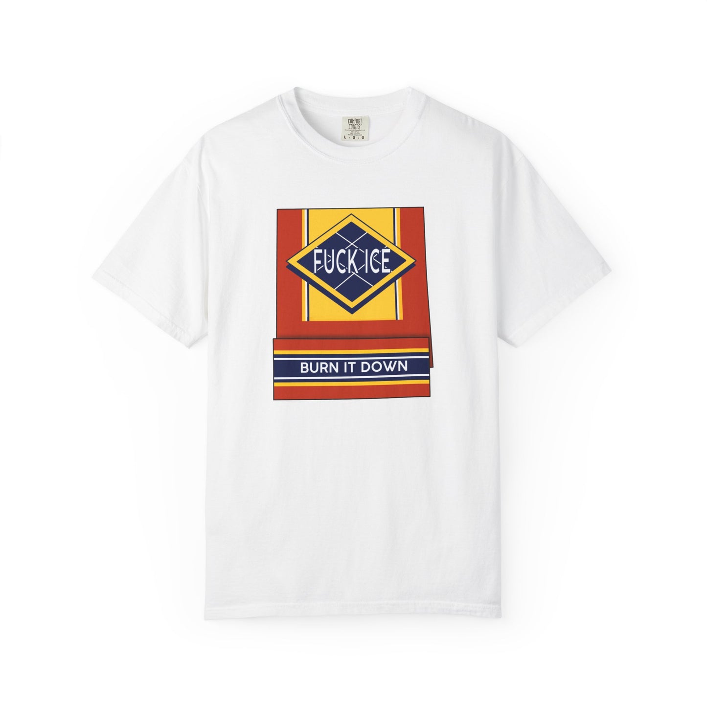 Matchbook Burn It Down T-Shirt | Political Protest Graphic Tee