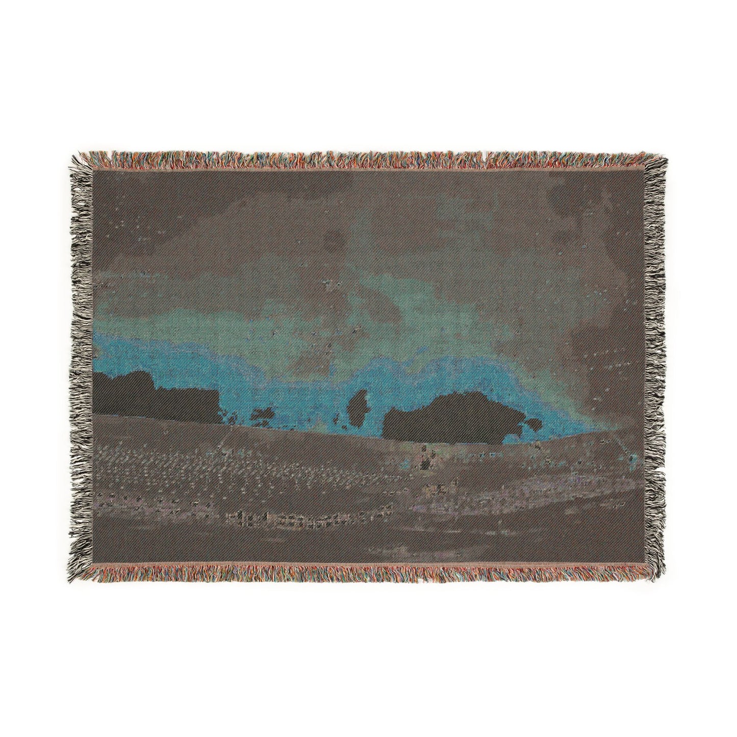 Warehouse Fire Woven Blanket | Bonfire Throw