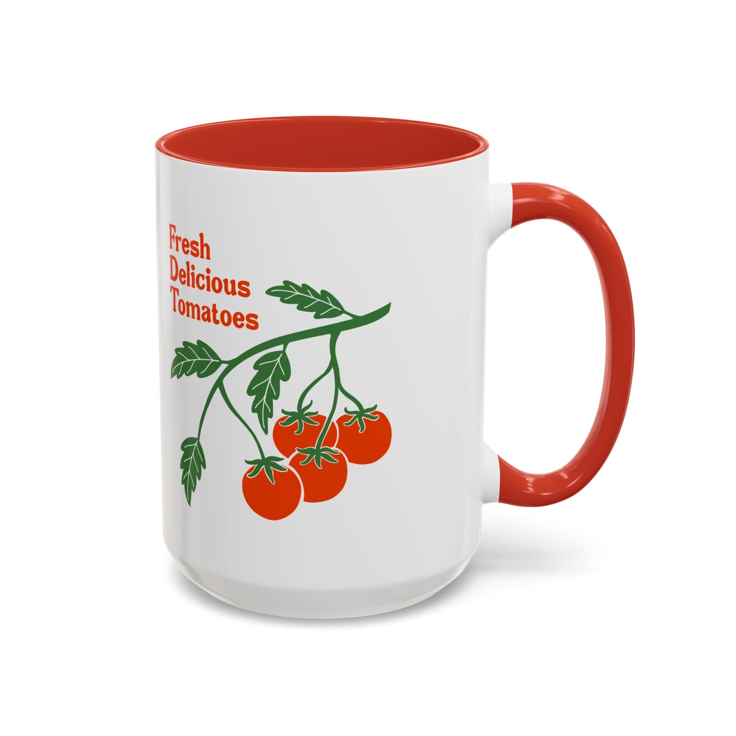 Fresh Delicious Tomatoes Mug | Accent Coffee Mug 11/15oz FDT
