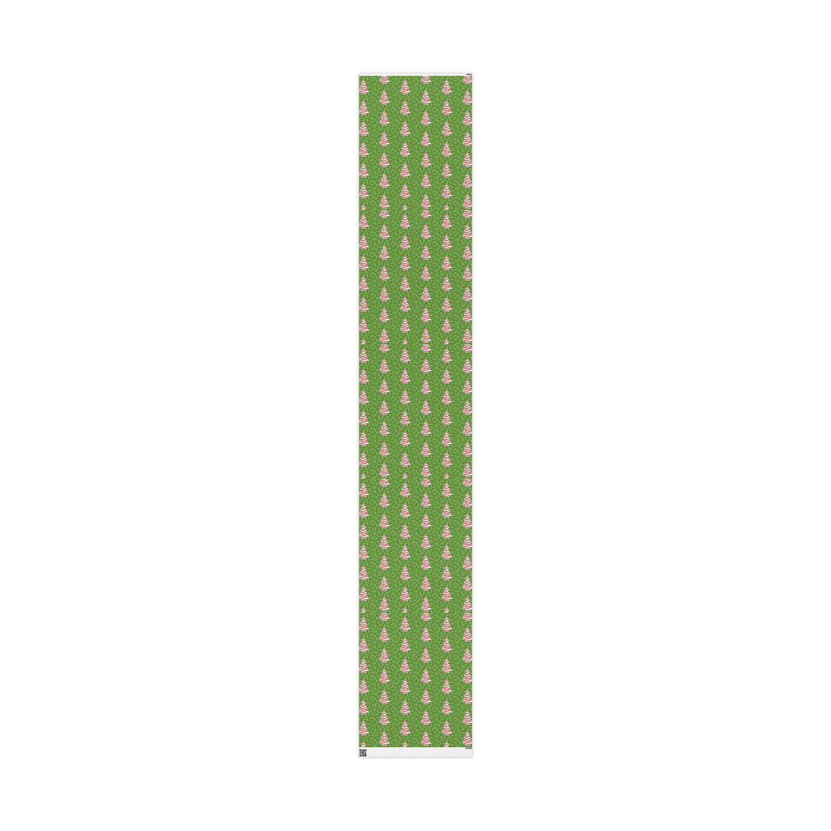 Slightly Subtle Tree Cake Candy Cane Tree FDT Wrapping Paper | Christmas Holiday Gift Wrap