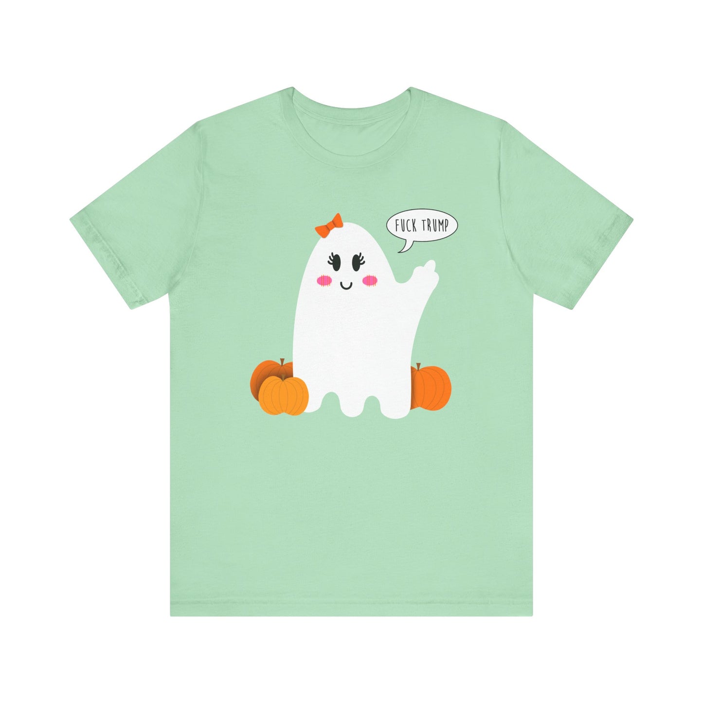 Slightly Subtle Cute Ghost Halloween Humor Unisex Tee, Casual Ghost Shirt, Funny Halloween Gift, Statement Tee for Parties, October Apparel
