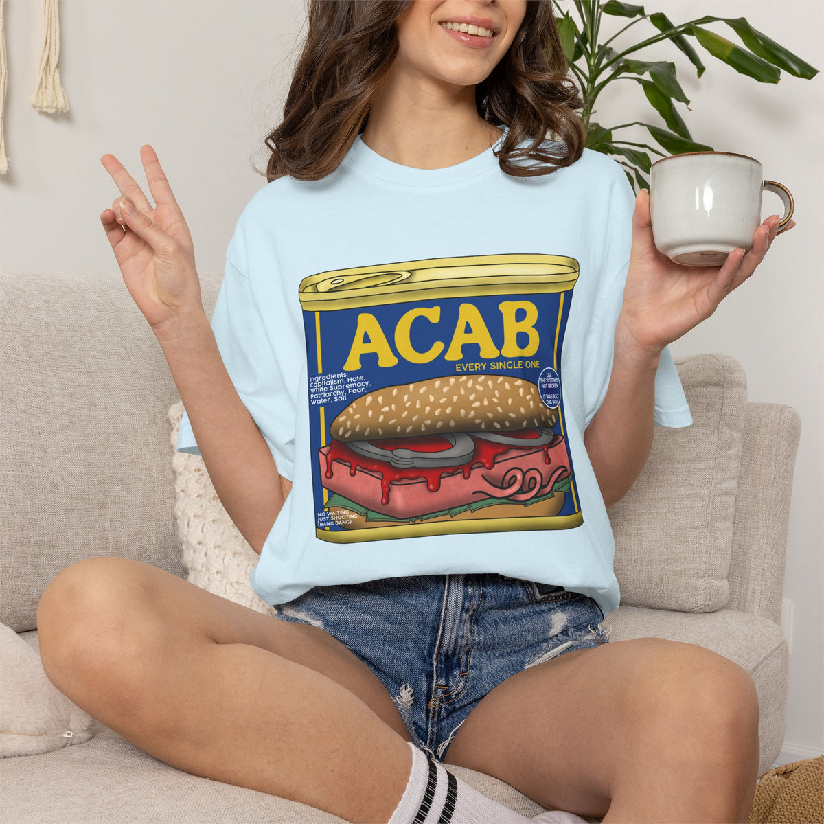 ACAB Spam Can Graphic T-Shirt