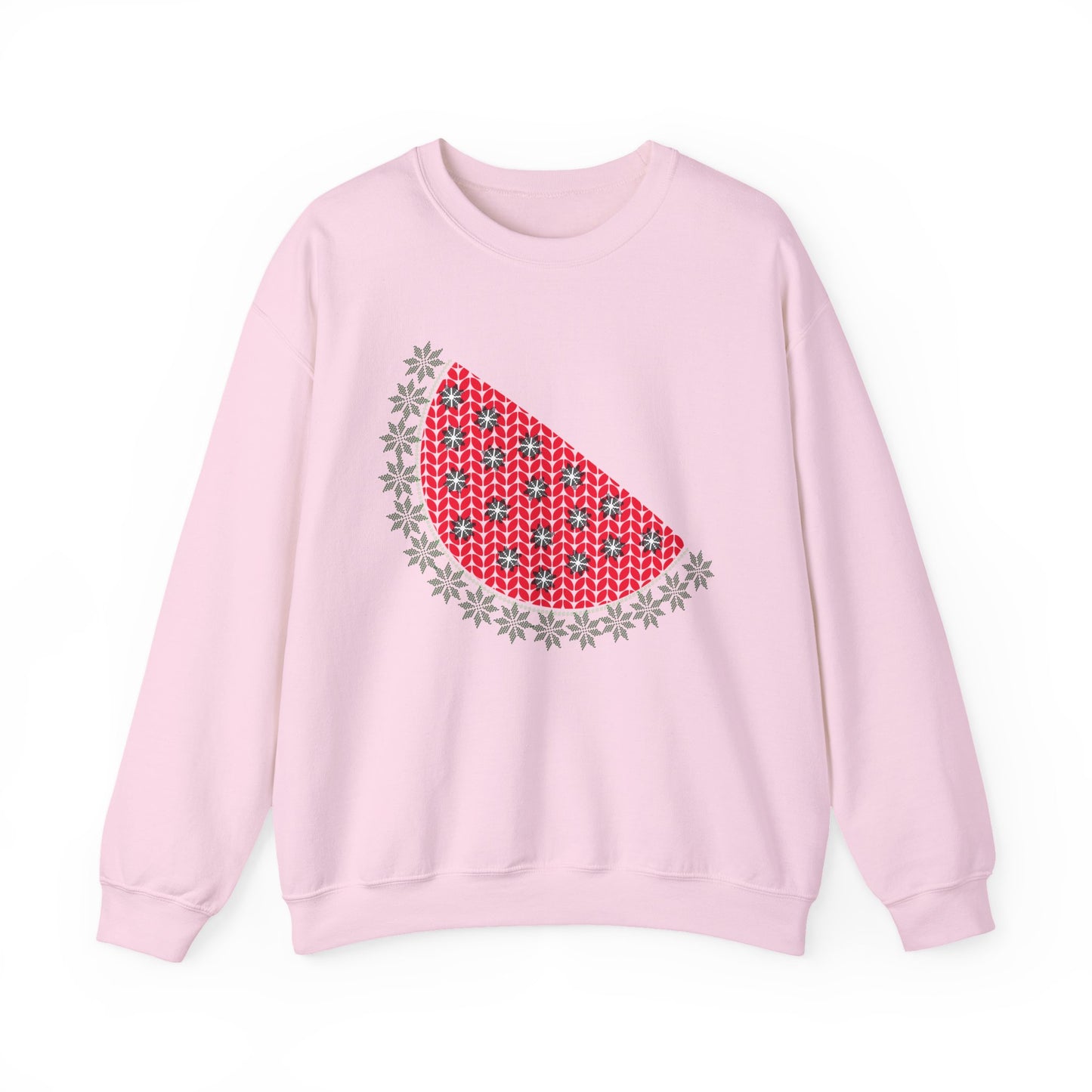 Watermelon Ugly Sweater Unisex Heavy Blend™ Crewneck Sweatshirt