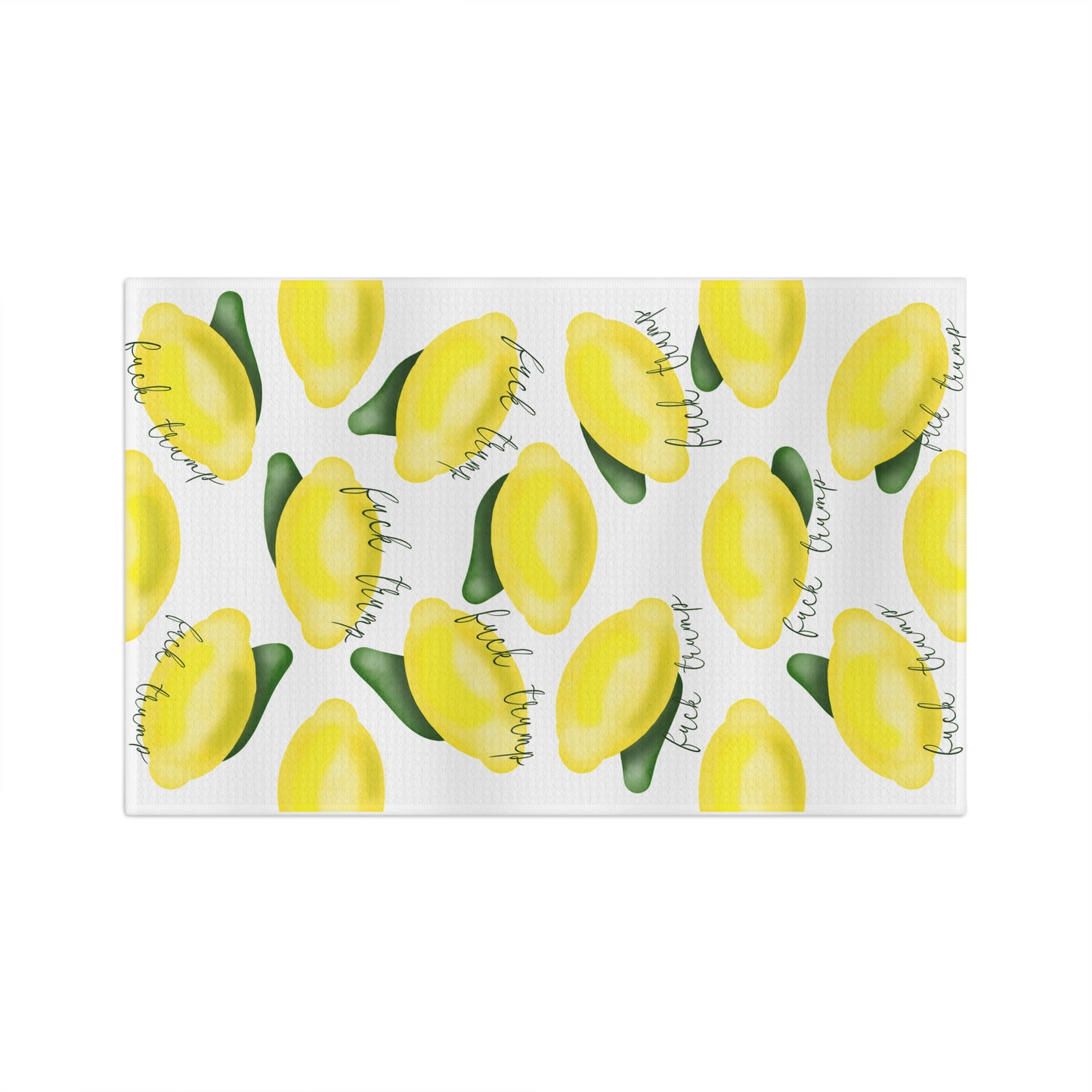 Lemon Pattern Microfiber Tea Towel fdt Fresh Home Kitchen Towel