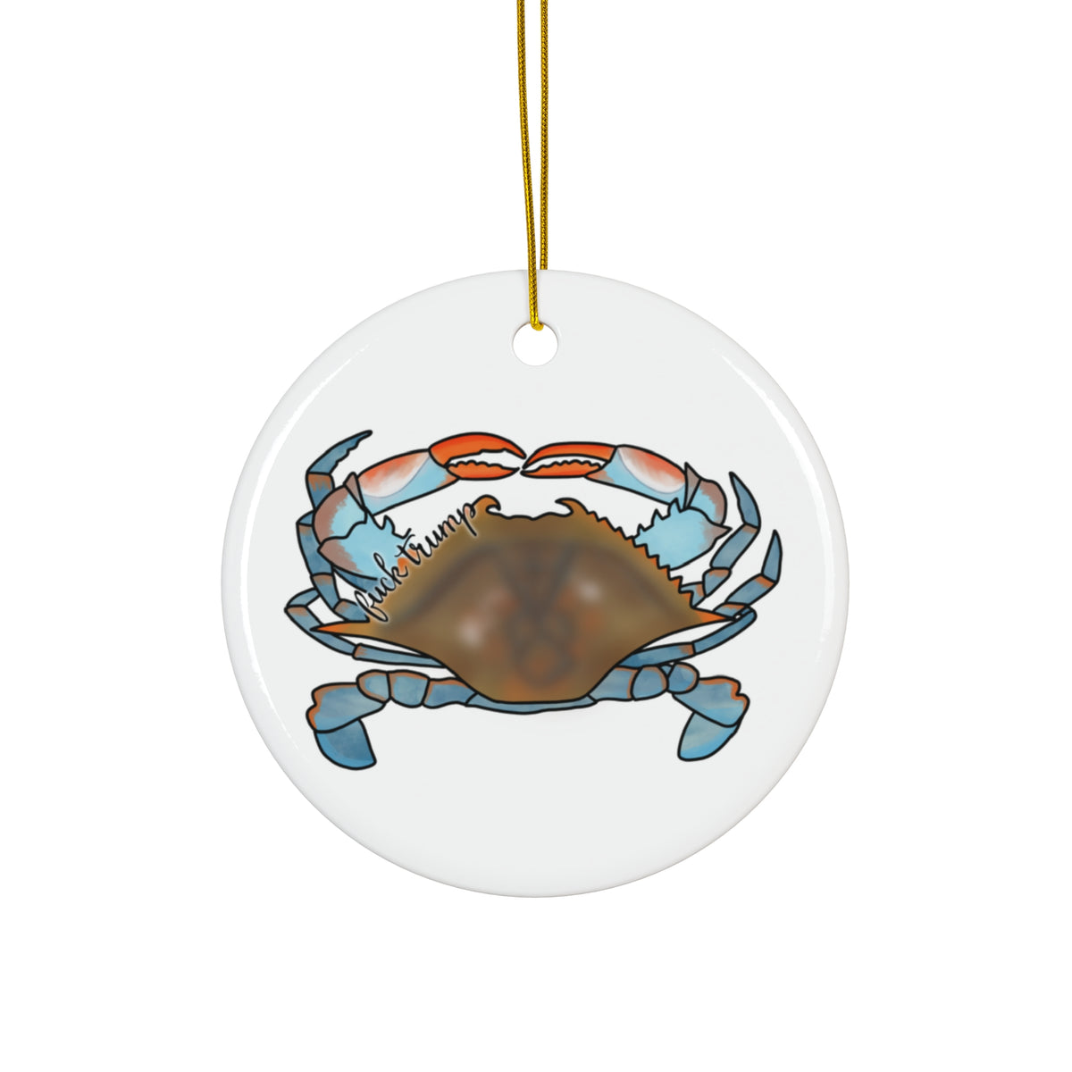 Crab Ceramic Ornament FDT