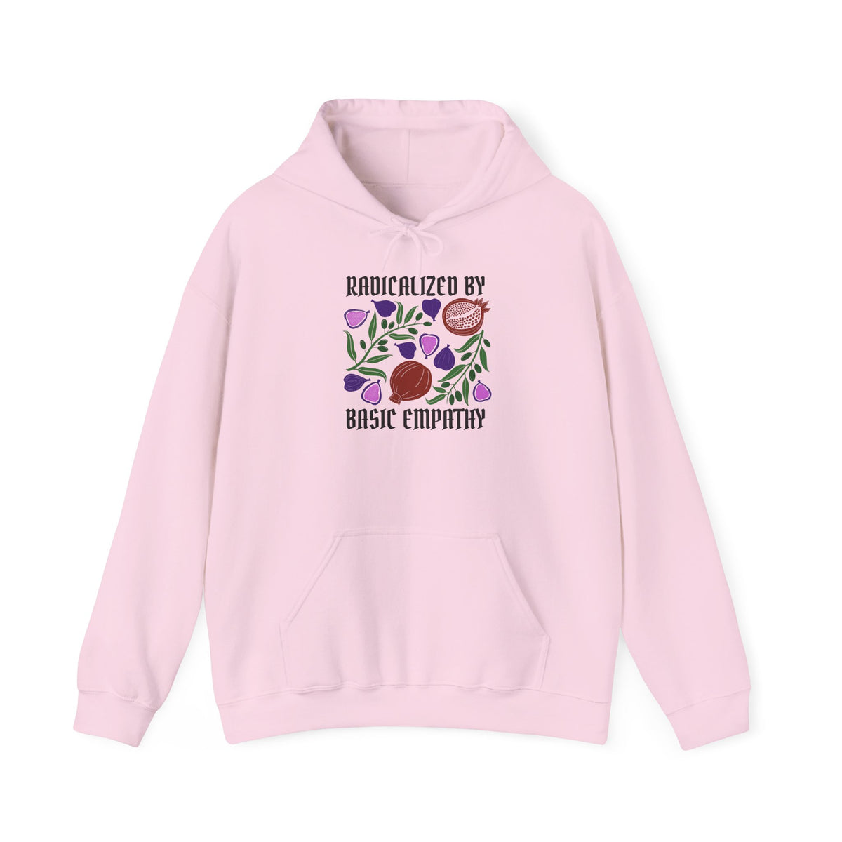 Radicalized by Basic Empathy Floral Hoodie