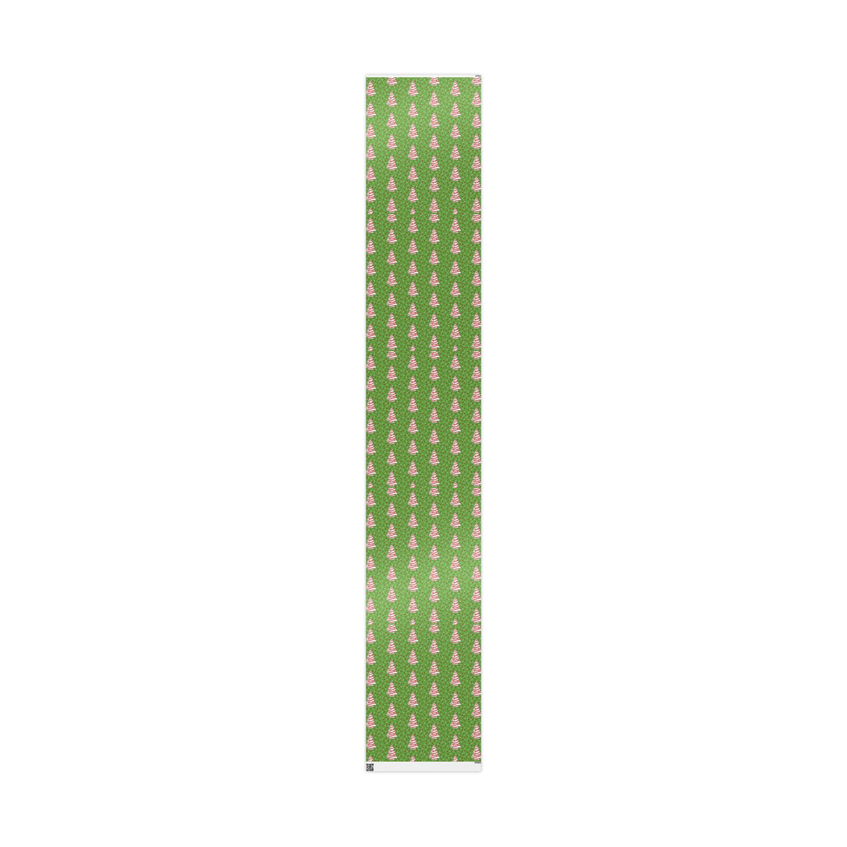 Slightly Subtle Tree Cake Candy Cane Tree FDT Wrapping Paper | Christmas Holiday Gift Wrap