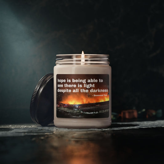 Warehouse Fire Candle for Hope | Scented Soy Candle 9oz