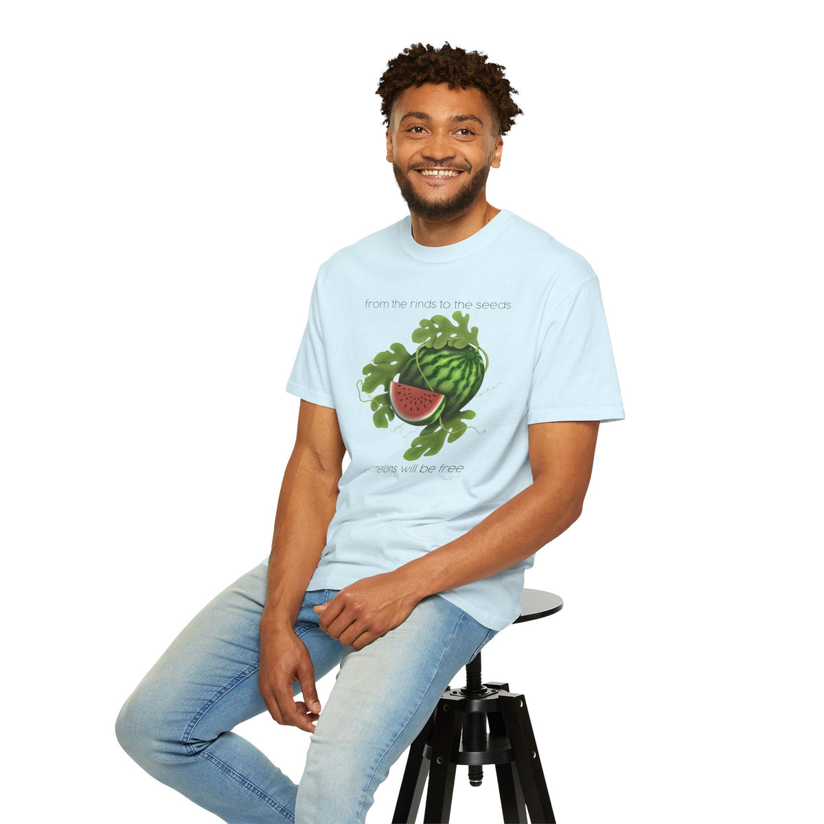 Watermelon Tree T-Shirt — "From the rains to the seeds... watermelons will be free"