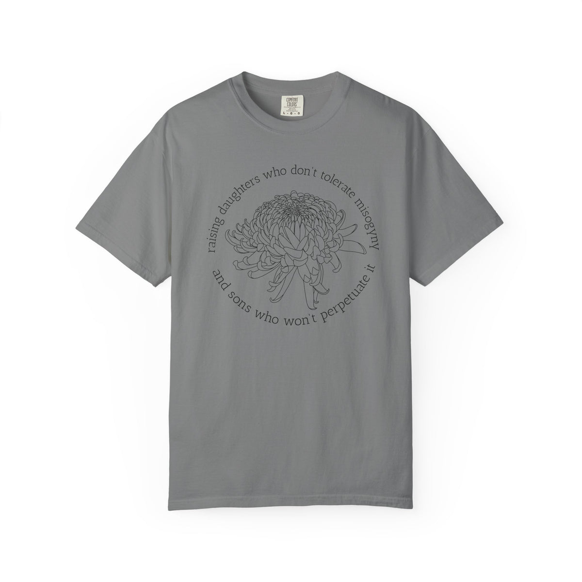 Floral Raising Daughters and Sons T-Shirt Botanical Line Art