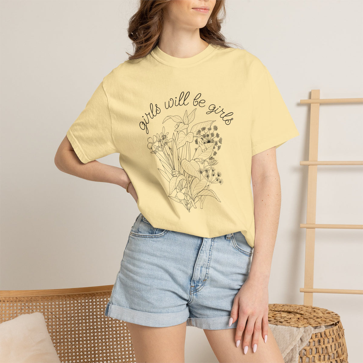 Girls Will Be Girls Floral T-Shirt