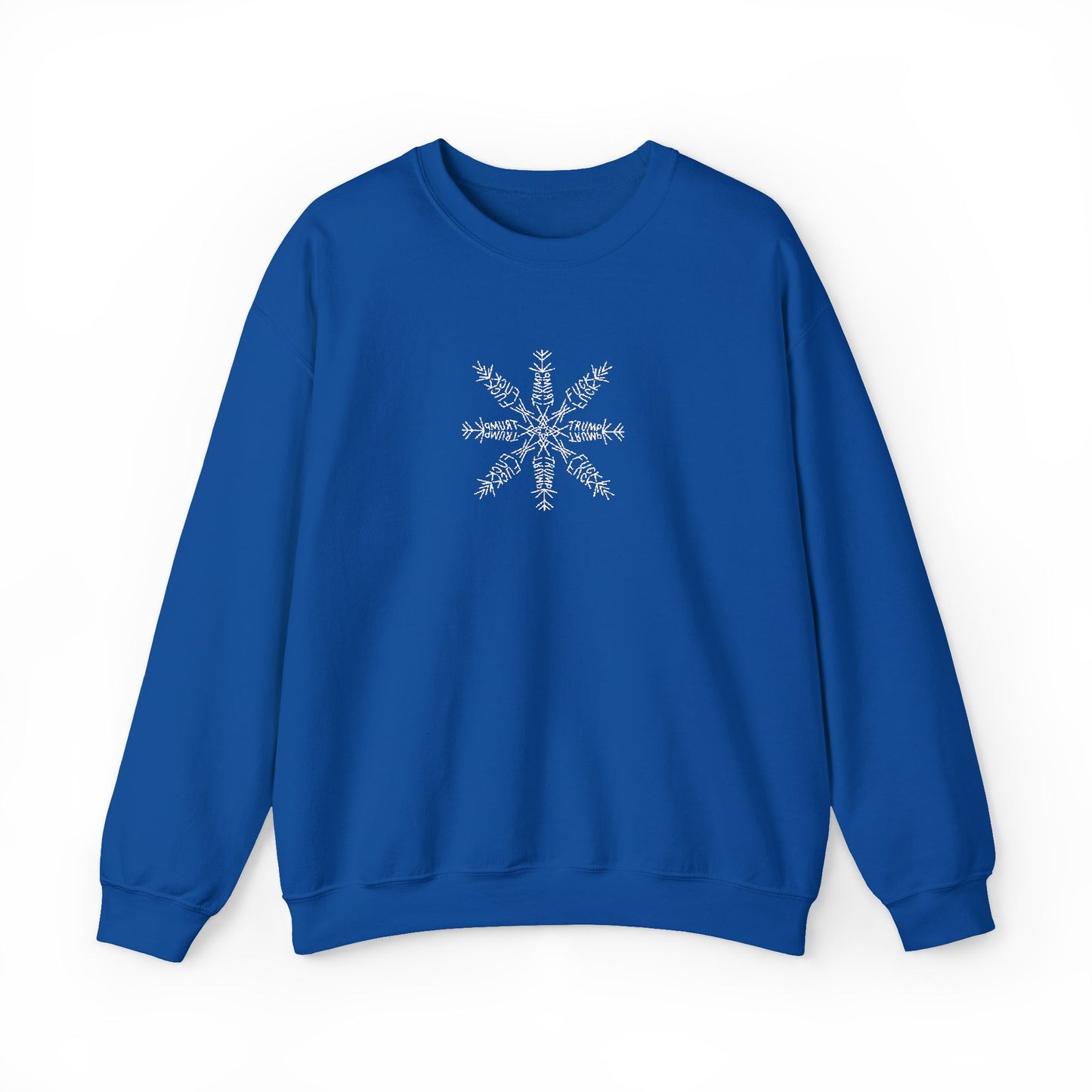 Slightly Subtle Snowflake Unisex Heavy Blend™ Crewneck Sweatshirt