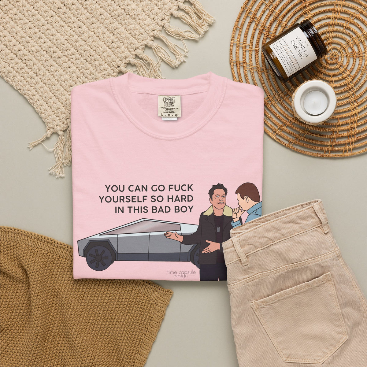 Elon Musk Cybertruck Tesla You Can Go Fuck Yourself So Hard in This Bad Boy T-Shirt