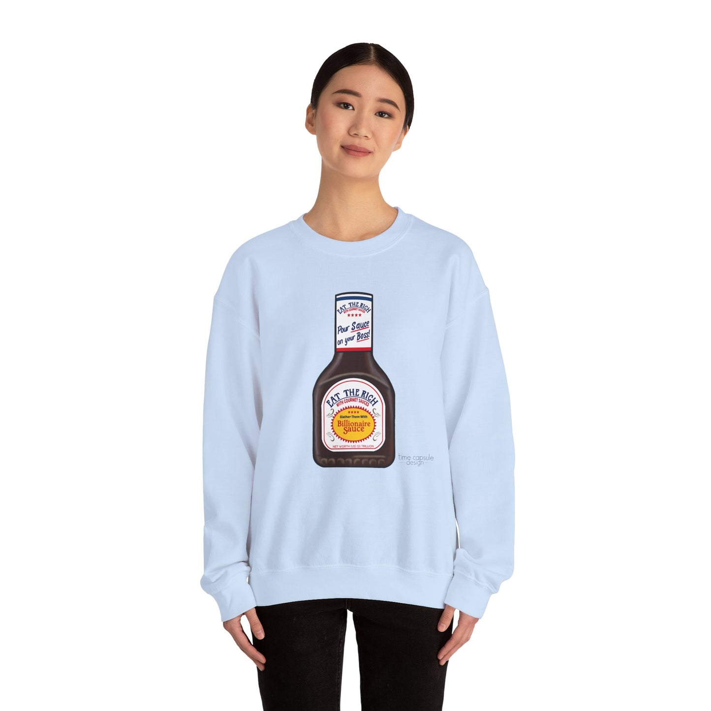 Sweet Eat the Rich Unisex Heavy Blend™ Crewneck Sweatshirt