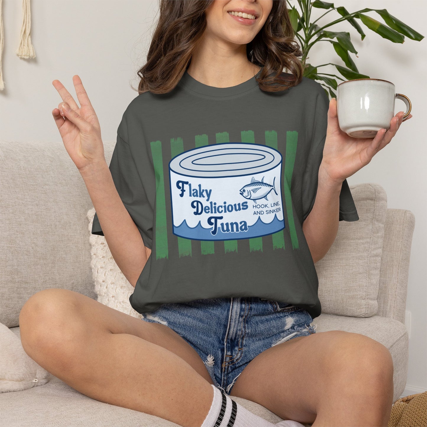 Flaky Delicious Tuna Garment-Dyed T-shirt Comfort Colors FDT
