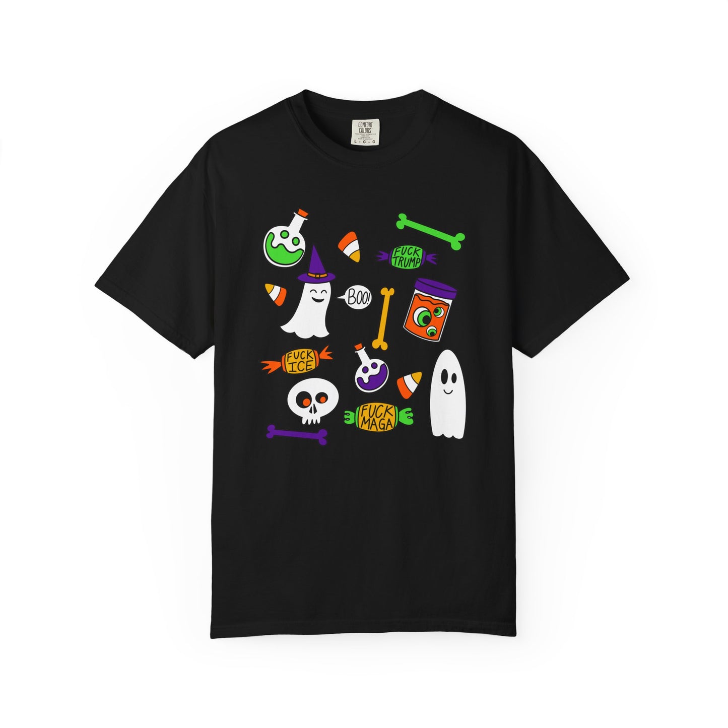 Halloween Candy Ghosts T-Shirt — Cute Spooky Trick-or-Treat Graphic Tee