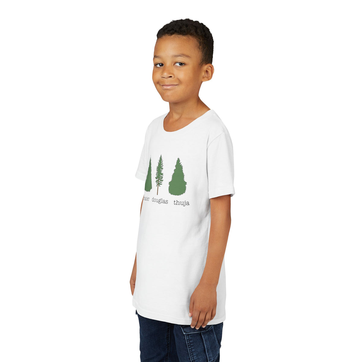 Youth Short Sleeve Tee – Fraser Douglas Thuja Tree Lover Shirt