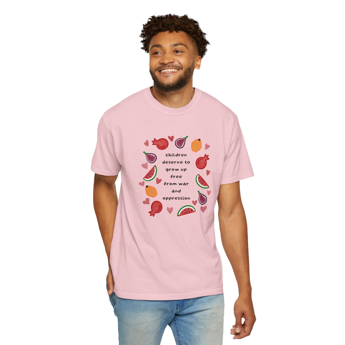 Children Deserve to Grow Up Tee Anti War Peace & Freedom Statement T-Shirt