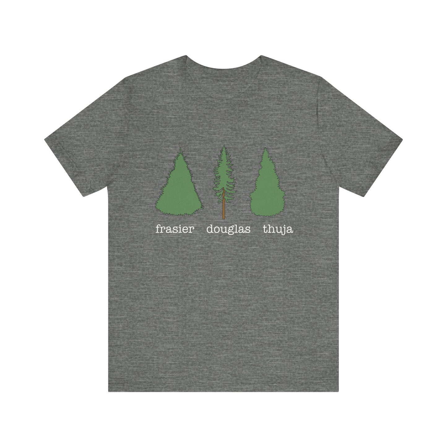Frasier Douglas Thuja FDT Pine Tree Tee for Nature Lovers, Unisex Birthday Gift, Casual Wear, Outdoor Adventure Shirt, Eco-Conscious Style