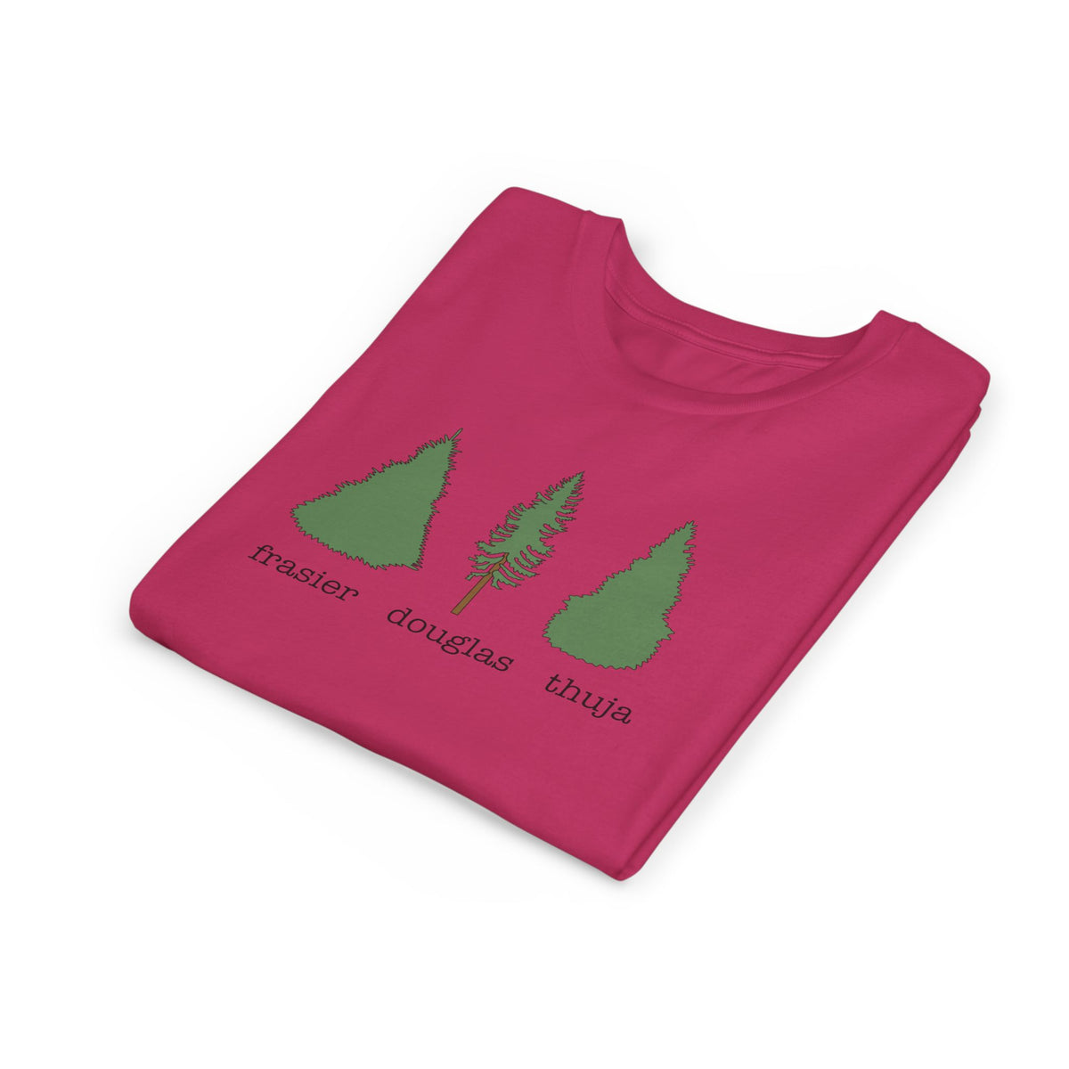 Youth Short Sleeve Tee – Fraser Douglas Thuja Tree Lover Shirt