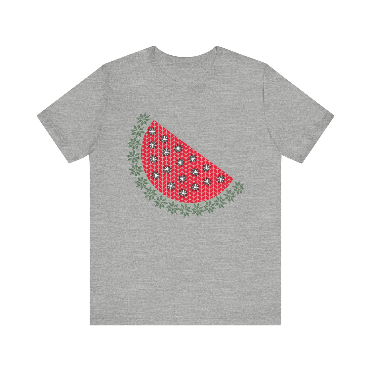Watermelon Ugly Sweater Unisex Jersey Short Sleeve Tee