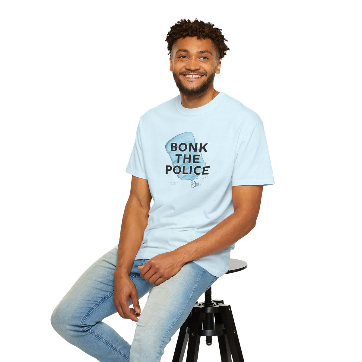 Graphic T-Shirt "Bonk the Police" Funny Meme Tee