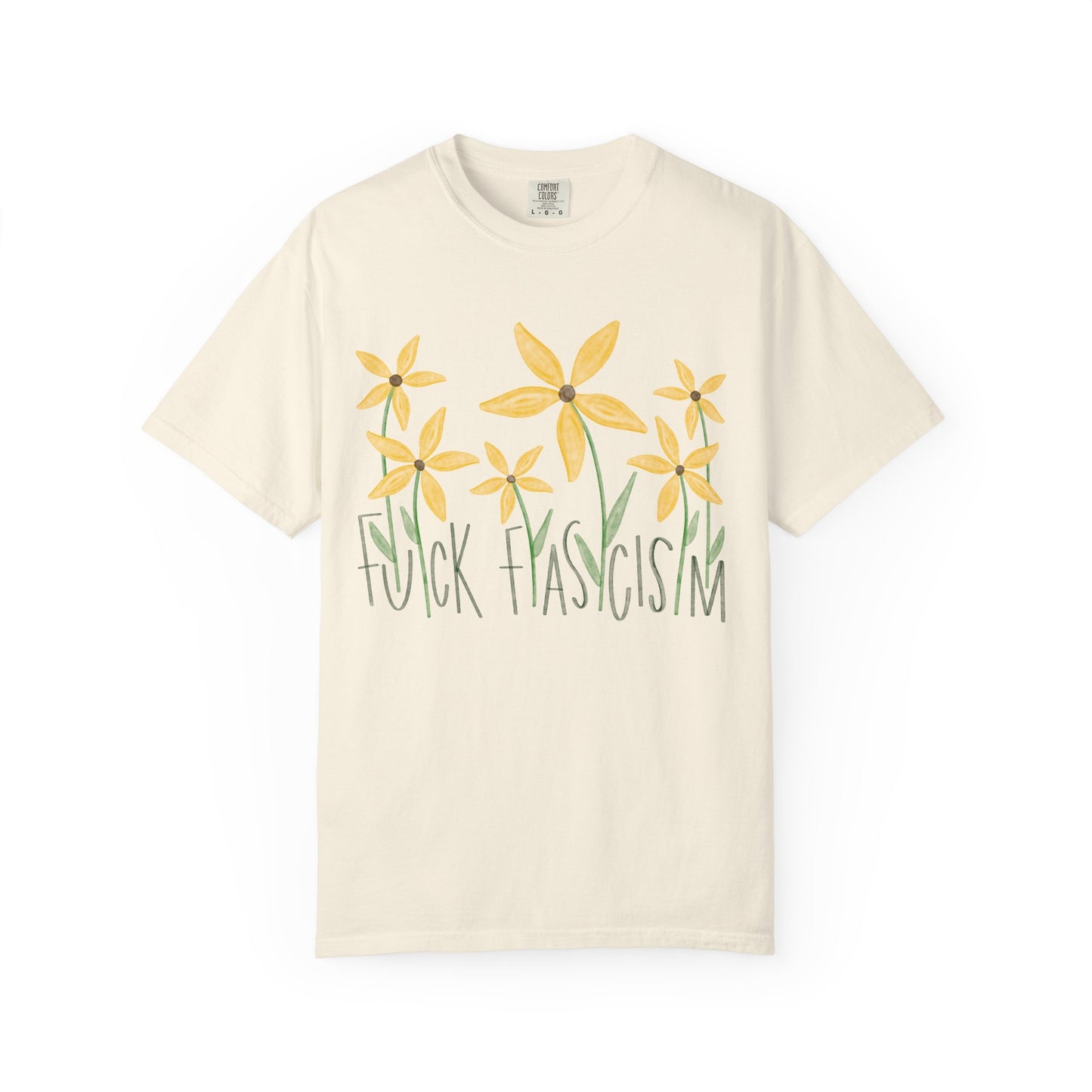 Slightly Subtle Black Eyed Susan T-Shirt | Yellow Floral Comfort Colors Tee