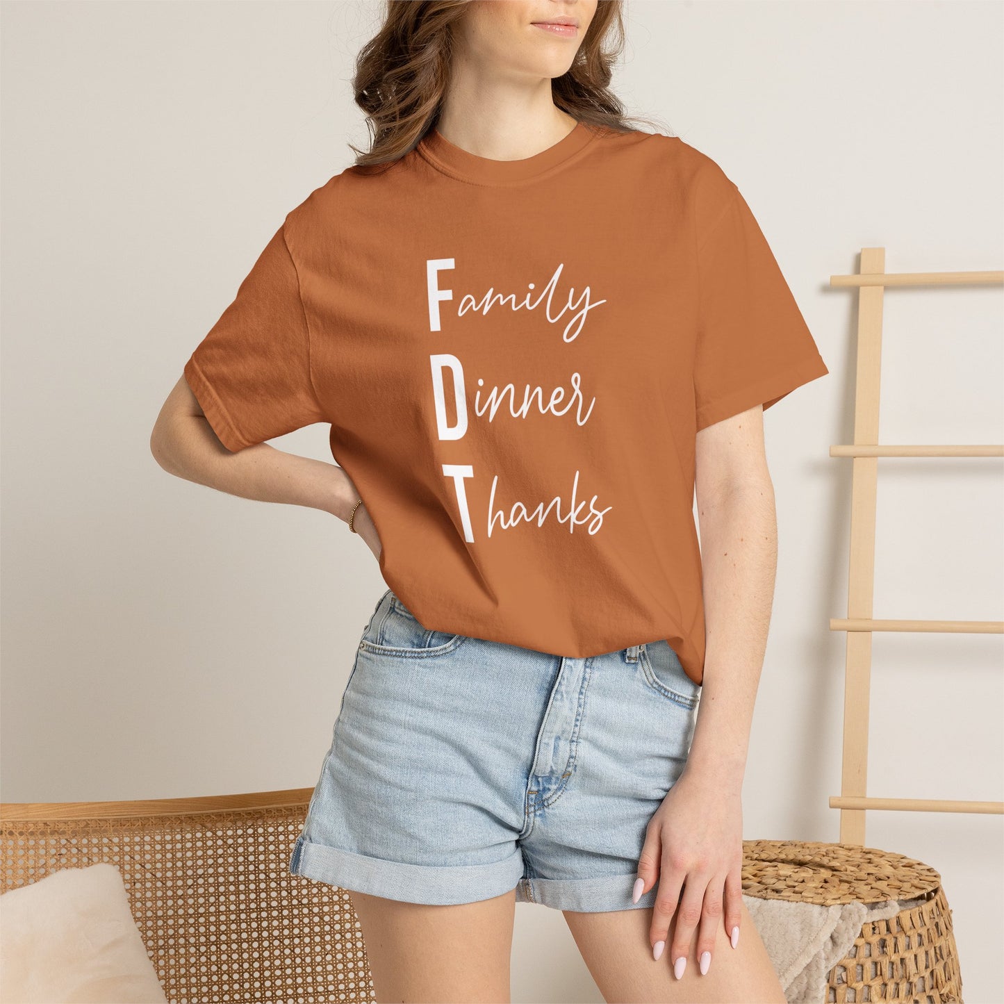Family Dinner Thanks T-Shirt fdt Thanksgiving Family Gathering Tee