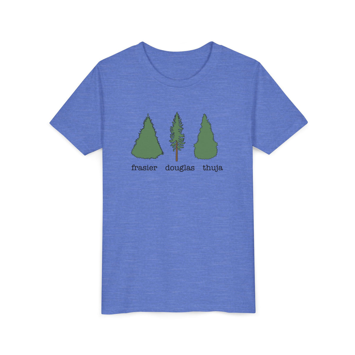Youth Short Sleeve Tee – Fraser Douglas Thuja Tree Lover Shirt