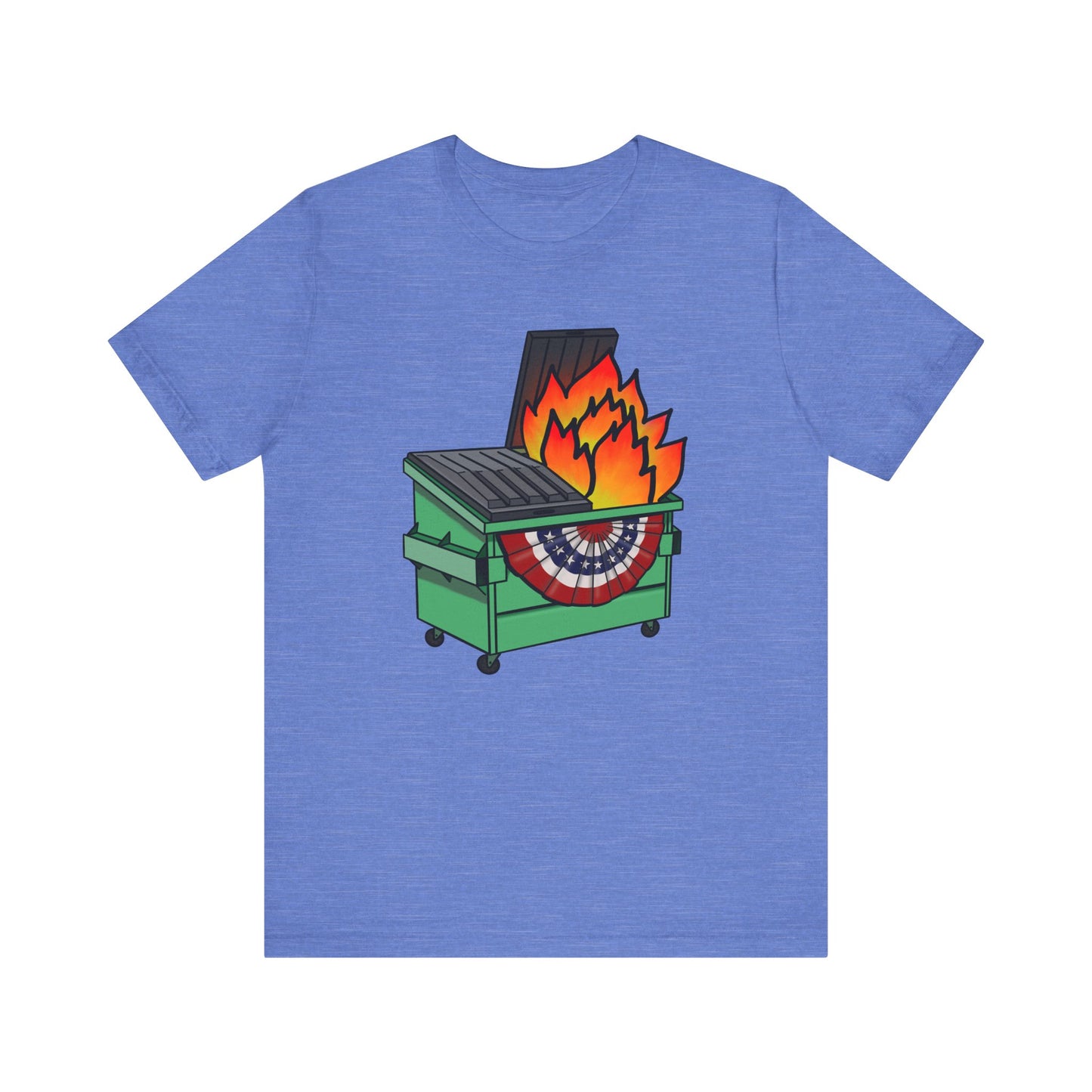 American Dumpster Fire Unisex Jersey Short Sleeve Tee