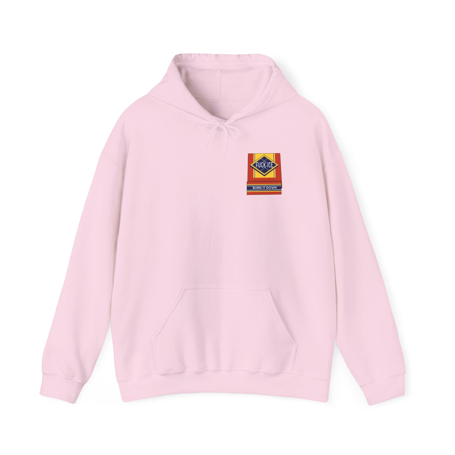 Matchbox Graphic Hoodie | Burn It Down Slogan